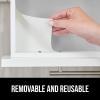 imageGORILLA GRIP DripGuard Drawer and Shelf Liner for Cabinet Slip Resistant Non Adhesive Protection for Kitchen BPA Free Smooth Surface Plastic Liners for Cabinets Bathroom Drawers 12x120 Inch WhiteLight Gray