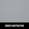 imageGORILLA GRIP DuraGuard Shelf Liner NonAdhesive Cabinet Liners for Kitchen Drawers Shelves Refrigerator Pantry Storage Bathroom Closet Durable Waterproof BPA Free Ribbed Plastic 12x10 Lt GrayLight Gray Ribbed