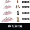 imageGORILLA GRIP Feeding Mat Set Patent Pending 100 Waterproof BPA Free Silicone Stainless Steel Cat and Dog Bowls Slip Resistant High Edges Catch Water Food US Designed Pet Accessories 1 Cup GrayLight Pink