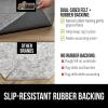 imageGORILLA GRIP Felt and Natural Rubber Stay in Place Slip Resistant Rug Pad 18in Thick 5x7 FT Protective Padding Under Area Rugs Cushioned Gripper Pads Carpet Runners Hardwood Floors Protection5 x 7 Rectangular