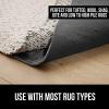 imageGORILLA GRIP Felt and Natural Rubber Stay in Place Slip Resistant Rug Pad 18in Thick 5x7 FT Protective Padding Under Area Rugs Cushioned Gripper Pads Carpet Runners Hardwood Floors Protection3 x 5 Rectangular