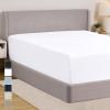 imageGORILLA GRIP Fitted Sheets Stay in Place Twin Size Deep Pocket Bottom Bed Sheets for Mattress Lightweight Microfiber Sbana All Around Elastic OekoTex Wrinkle and Shrink Resistant CreamBright White