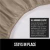 imageGORILLA GRIP Fitted Sheets Stay in Place Twin Size Deep Pocket Bottom Bed Sheets for Mattress Lightweight Microfiber Sbana All Around Elastic OekoTex Wrinkle and Shrink Resistant CreamTaupe