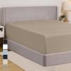 imageGORILLA GRIP Fitted Sheets Stay in Place Twin Size Deep Pocket Bottom Bed Sheets for Mattress Lightweight Microfiber Sbana All Around Elastic OekoTex Wrinkle and Shrink Resistant CreamTaupe