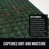 imageGORILLA GRIP Front Door Mat Indoor Outdoor Ultra Absorbent Moisture Guard Doormat Absorbs Up to 17 Cups of Water Stain and Fade Resistant Rubber Backing Doormats Captures Dirt 29x17 GrayGreen