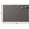 imageGORILLA GRIP Front Door Mat Indoor Outdoor Ultra Absorbent Moisture Guard Doormat Absorbs Up to 17 Cups of Water Stain and Fade Resistant Rubber Backing Doormats Captures Dirt 29x17 GrayCharcoal
