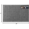 imageGORILLA GRIP Front Door Mat Indoor Outdoor Ultra Absorbent Moisture Guard Doormat Absorbs Up to 17 Cups of Water Stain and Fade Resistant Rubber Backing Doormats Captures Dirt 29x17 GrayGrey