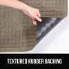 imageGORILLA GRIP Front Door Mat Indoor Outdoor Ultra Absorbent Moisture Guard Doormat Absorbs Up to 17 Cups of Water Stain and Fade Resistant Rubber Backing Doormats Captures Dirt 29x17 GrayBeige