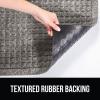 imageGORILLA GRIP Front Door Mat Indoor Outdoor Ultra Absorbent Moisture Guard Doormat Absorbs Up to 17 Cups of Water Stain and Fade Resistant Rubber Backing Doormats Captures Dirt 29x17 GrayCharcoal
