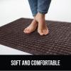imageGORILLA GRIP Front Door Mat Indoor Outdoor Ultra Absorbent Moisture Guard Doormat Absorbs Up to 17 Cups of Water Stain and Fade Resistant Rubber Backing Doormats Captures Dirt 29x17 GrayCoffee