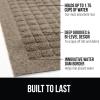 imageGORILLA GRIP Front Door Mat Indoor Outdoor Ultra Absorbent Moisture Guard Doormat Absorbs Up to 17 Cups of Water Stain and Fade Resistant Rubber Backing Doormats Captures Dirt 29x17 GrayBeige