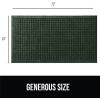imageGORILLA GRIP Front Door Mat Indoor Outdoor Ultra Absorbent Moisture Guard Doormat Absorbs Up to 17 Cups of Water Stain and Fade Resistant Rubber Backing Doormats Captures Dirt 29x17 GrayGreen