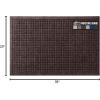 imageGORILLA GRIP Front Door Mat Indoor Outdoor Ultra Absorbent Moisture Guard Doormat Absorbs Up to 17 Cups of Water Stain and Fade Resistant Rubber Backing Doormats Captures Dirt 29x17 GrayCoffee