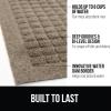 imageGORILLA GRIP Front Door Mat Indoor Outdoor Ultra Absorbent Moisture Guard Doormat Absorbs Up to 17 Cups of Water Stain and Fade Resistant Rubber Backing Doormats Captures Dirt 29x17 GrayBeige