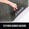imageGORILLA GRIP Front Door Mat Indoor Outdoor Ultra Absorbent Moisture Guard Doormat Absorbs Up to 17 Cups of Water Stain and Fade Resistant Rubber Backing Doormats Captures Dirt 29x17 GrayGrey