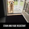 imageGORILLA GRIP Front Door Mat Indoor Outdoor Ultra Absorbent Moisture Guard Doormat Absorbs Up to 17 Cups of Water Stain and Fade Resistant Rubber Backing Doormats Captures Dirt 29x17 GrayBlack