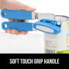 imageGORILLA GRIP Heavy Duty Stainless Steel Smooth Edge Manual Can Opener and Bottle Openers Soft Comfortable Handle Oversized Handheld Turn Knob US Designed Multifunctional Kitchen Tool WhiteAqua