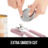 imageGORILLA GRIP Heavy Duty Stainless Steel Smooth Edge Manual Can Opener and Bottle Openers Soft Comfortable Handle Oversized Handheld Turn Knob US Designed Multifunctional Kitchen Tool WhitePink