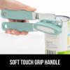 imageGORILLA GRIP Heavy Duty Stainless Steel Smooth Edge Manual Can Opener and Bottle Openers Soft Comfortable Handle Oversized Handheld Turn Knob US Designed Multifunctional Kitchen Tool WhiteMint