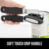 imageGORILLA GRIP Heavy Duty Stainless Steel Smooth Edge Manual Can Opener and Bottle Openers Soft Comfortable Handle Oversized Handheld Turn Knob US Designed Multifunctional Kitchen Tool WhiteBlack
