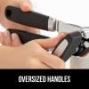 imageGORILLA GRIP Heavy Duty Stainless Steel Smooth Edge Manual Can Opener and Bottle Openers Soft Comfortable Handle Oversized Handheld Turn Knob US Designed Multifunctional Kitchen Tool WhiteBlack