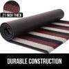 imageGORILLA GRIP Heavy Duty Striped Doormat Thick Bristles Crush Proof Texture Catches Dirt from Shoes Strong Backing Easy to Clean Indoor and Outdoor Entrance Mats 24x16 Burgundy Black CreamBurgundy  Black  Cream