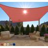 imageGORILLA GRIP Heavy Duty Sun Shade UV Protection Fade Tear and Rust Resistant Rectangle Sunshade Canopy Curved Edges Blocks Sunlight Breathable Sail Outdoor Patio Lawn Garden 10x13 FT SandTerra