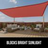 imageGORILLA GRIP Heavy Duty Sun Shade UV Protection Fade Tear and Rust Resistant Rectangle Sunshade Canopy Curved Edges Blocks Sunlight Breathable Sail Outdoor Patio Lawn Garden 10x13 FT SandTerra