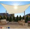 imageGORILLA GRIP Heavy Duty Sun Shade UV Protection Fade Tear and Rust Resistant Rectangle Sunshade Canopy Curved Edges Blocks Sunlight Breathable Sail Outdoor Patio Lawn Garden 10x13 FT SandButter Cream