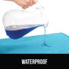 imageGORILLA GRIP Honeycomb Cat Litter Box Mat Two Layer Trapping Waste Mats Soft On Paws Litter Box Supplies and Essentials for Indoor Cats Traps Excess Water Resistant for Floors 30x24 GrayTurquoise
