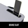 imageGORILLA GRIP Laptop Lap Desk with Phone Holder Pillow Cushion Desks Fit Laptops up to 156quot Tray Ledge Keep Computers in Place Portable Travel Workstation Essentials for Home Light Wood ColorGray