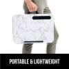 imageGORILLA GRIP Laptop Lap Desk with Phone Holder Pillow Cushion Desks Fit Laptops up to 156quot Tray Ledge Keep Computers in Place Portable Travel Workstation Essentials for Home Light Wood ColorMarble