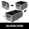 imageGORILLA GRIP Large Capacity Sturdy Trunk Storage Organizer Slip and Water Resistant Collapsible Organization Container for Car Sedan or SUV Multi Compartment Box Vehicle Accessories BlackGray