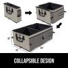 imageGORILLA GRIP Large Capacity Sturdy Trunk Storage Organizer Slip and Water Resistant Collapsible Organization Container for Car Sedan or SUV Multi Compartment Box Vehicle Accessories BlackBeige