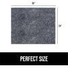 imageGORILLA GRIP LeakGuard NonAdhesive Under Sink Mat for Kitchen Cabinet Waterproof Quick Dry Shelf Liner Durable Absorbent Felt Mats for Bathroom Sinks Cabinets Dresser Easy to Trim 24x30 CharcoalCharcoal