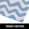 imageGORILLA GRIP LeakGuard NonAdhesive Under Sink Mat for Kitchen Cabinet Waterproof Quick Dry Shelf Liner Durable Absorbent Felt Mats for Bathroom Sinks Cabinets Dresser Easy to Trim 24x30 CharcoalWaves Sky BlueWhite