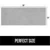 imageGORILLA GRIP LeakGuard NonAdhesive Under Sink Mat for Kitchen Cabinet Waterproof Quick Dry Shelf Liner Durable Absorbent Felt Mats for Bathroom Sinks Cabinets Dresser Easy to Trim 24x30 CharcoalLight Gray