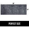 imageGORILLA GRIP LeakGuard NonAdhesive Under Sink Mat for Kitchen Cabinet Waterproof Quick Dry Shelf Liner Durable Absorbent Felt Mats for Bathroom Sinks Cabinets Dresser Easy to Trim 24x30 CharcoalCharcoal