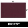 imageGORILLA GRIP LeakGuard NonAdhesive Under Sink Mat for Kitchen Cabinet Waterproof Quick Dry Shelf Liner Durable Absorbent Felt Mats for Bathroom Sinks Cabinets Dresser Easy to Trim 24x30 CharcoalWine
