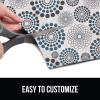 imageGORILLA GRIP LeakGuard NonAdhesive Under Sink Mat for Kitchen Cabinet Waterproof Quick Dry Shelf Liner Durable Absorbent Felt Mats for Bathroom Sinks Cabinets Dresser Easy to Trim 24x30 CharcoalSpiral GrayWhiteTurquoise