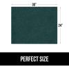 imageGORILLA GRIP LeakGuard NonAdhesive Under Sink Mat for Kitchen Cabinet Waterproof Quick Dry Shelf Liner Durable Absorbent Felt Mats for Bathroom Sinks Cabinets Dresser Easy to Trim 24x30 CharcoalHunter Green