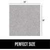imageGORILLA GRIP LeakGuard NonAdhesive Under Sink Mat for Kitchen Cabinet Waterproof Quick Dry Shelf Liner Durable Absorbent Felt Mats for Bathroom Sinks Cabinets Dresser Easy to Trim 24x30 CharcoalLight Gray