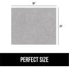 imageGORILLA GRIP LeakGuard NonAdhesive Under Sink Mat for Kitchen Cabinet Waterproof Quick Dry Shelf Liner Durable Absorbent Felt Mats for Bathroom Sinks Cabinets Dresser Easy to Trim 24x30 CharcoalLight Gray