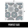 imageGORILLA GRIP LeakGuard NonAdhesive Under Sink Mat for Kitchen Cabinet Waterproof Quick Dry Shelf Liner Durable Absorbent Felt Mats for Bathroom Sinks Cabinets Dresser Easy to Trim 24x30 CharcoalSpiral GrayWhiteTurquoise
