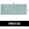 imageGORILLA GRIP LeakGuard NonAdhesive Under Sink Mat for Kitchen Cabinet Waterproof Quick Dry Shelf Liner Durable Absorbent Felt Mats for Bathroom Sinks Cabinets Dresser Easy to Trim 24x30 CharcoalSpa Blue