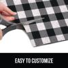 imageGORILLA GRIP LeakGuard NonAdhesive Under Sink Mat for Kitchen Cabinet Waterproof Quick Dry Shelf Liner Durable Absorbent Felt Mats for Bathroom Sinks Cabinets Dresser Easy to Trim 24x30 CharcoalBuffalo Checkered Black White