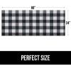 imageGORILLA GRIP LeakGuard NonAdhesive Under Sink Mat for Kitchen Cabinet Waterproof Quick Dry Shelf Liner Durable Absorbent Felt Mats for Bathroom Sinks Cabinets Dresser Easy to Trim 24x30 CharcoalBuffalo Checkered Black White
