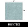 imageGORILLA GRIP LeakGuard NonAdhesive Under Sink Mat for Kitchen Cabinet Waterproof Quick Dry Shelf Liner Durable Absorbent Felt Mats for Bathroom Sinks Cabinets Dresser Easy to Trim 24x30 CharcoalSpa Blue