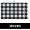 imageGORILLA GRIP LeakGuard NonAdhesive Under Sink Mat for Kitchen Cabinet Waterproof Quick Dry Shelf Liner Durable Absorbent Felt Mats for Bathroom Sinks Cabinets Dresser Easy to Trim 24x30 CharcoalBuffalo Checkered Black White