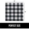imageGORILLA GRIP LeakGuard NonAdhesive Under Sink Mat for Kitchen Cabinet Waterproof Quick Dry Shelf Liner Durable Absorbent Felt Mats for Bathroom Sinks Cabinets Dresser Easy to Trim 24x30 CharcoalBuffalo Checkered Black White